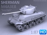 Sherman M4A3E8 Tank - (1:87 HO)