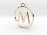 M Monogram Pendant