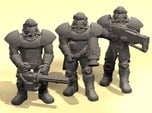 28mm Wastefall Metal Brothers squad
