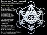 Metatrons Cube Layered 50mm