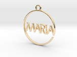 MARIA First Name Pendant