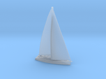 1/700 Large Sailing Yacht With Sails