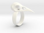 Realistic Raven Skull Ring - Size 7