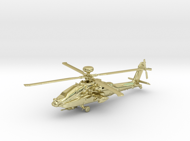 Helicopter Apache Ah-64 Gold & precious materials