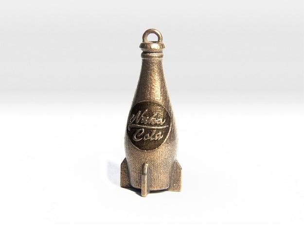 Nuka Cola Bottle Keychain