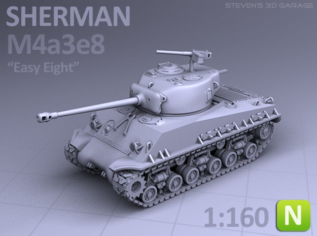 SHERMAN M4A3e8 (N scale)