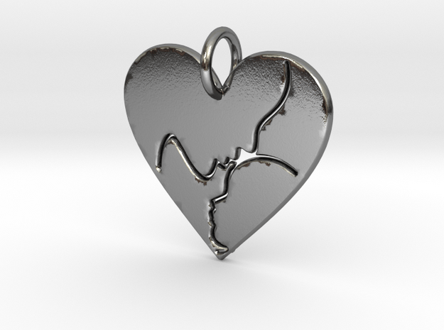 Mother and Child Pendant (solid)