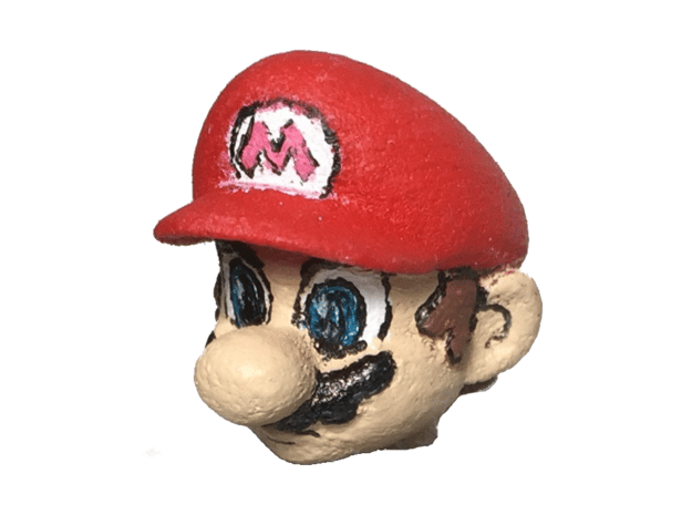 Custom Mario Inspired Head for Lego