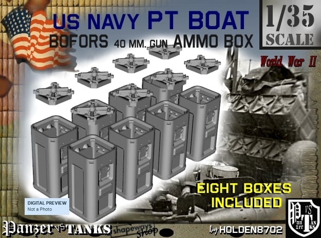 1-35 Bofors Ammo Box Set1
