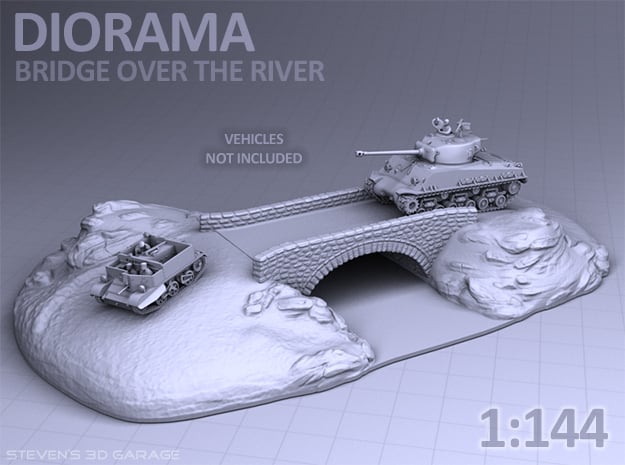 Diorama - Bridge over the river