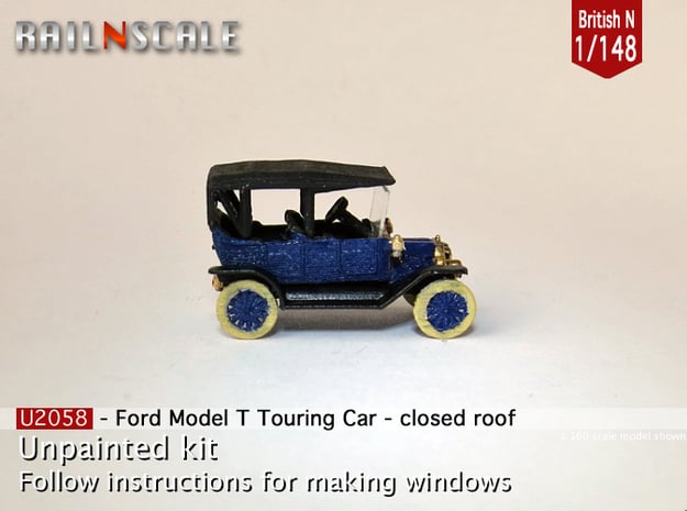 Ford Model T - closed roof (British N 1:148)