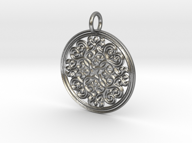 Celtic Shield pendant (precious metals)