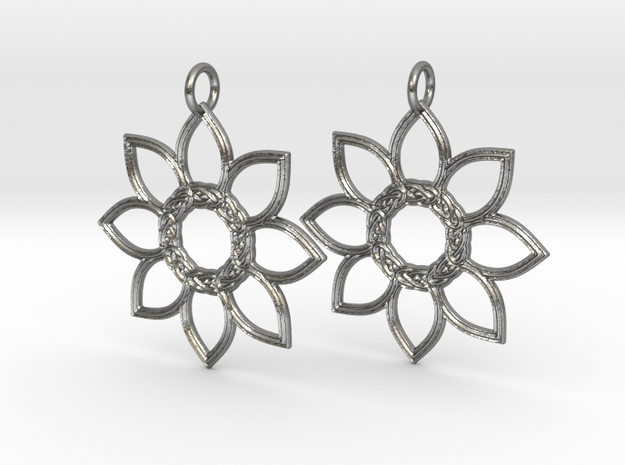Celtic Flower Earrings