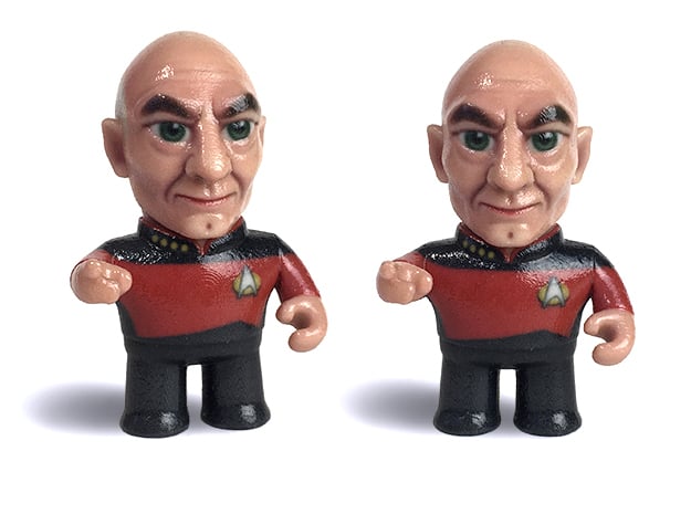 Tiny Trekkie: Picard - Star Trek Caricature