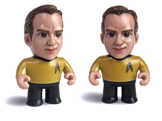 Tiny Trekkie: Kirk - Star Trek Caricature