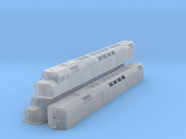 N Scale F40DDPH w/Louvered Side Panels