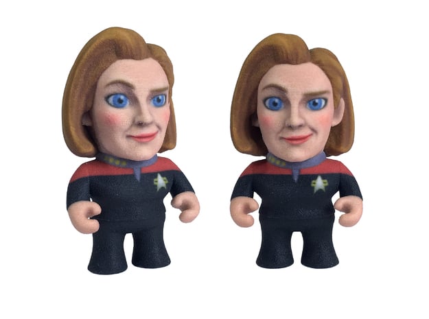 Janeway Star Trek Caricature