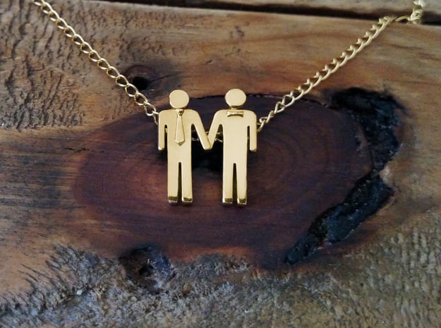 Man Loves Man Pendant - Love is Love Collection