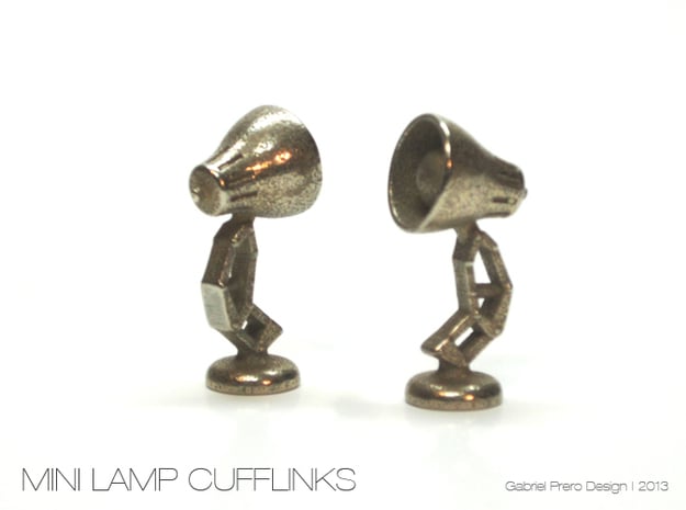 Mini Lamp Cufflink (order 2 for set)