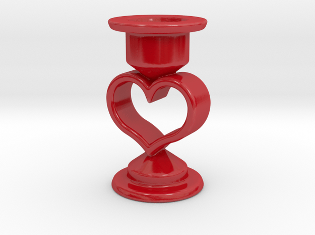 Heart Candle Holder, printed in Porcelain.