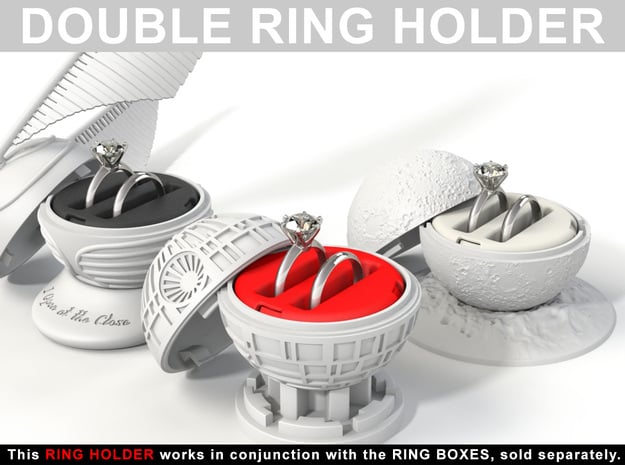 DOUBLE INSERT RING HOLDER - To "ALL NEW RING BOXES