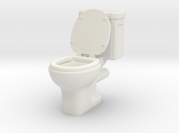 Toilet 01. 1:24 Scale