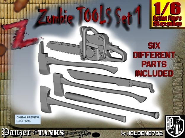 1-6 Zombie Tools Set1
