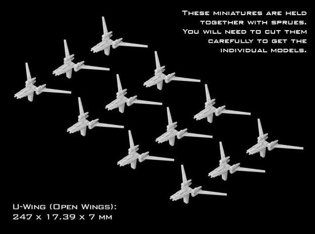 (Armada) 12x U-Wing (Open Wings)
