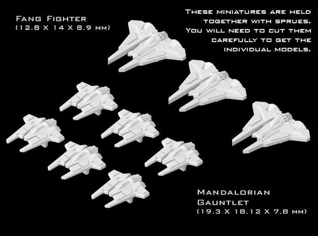 (Armada) Mandalorian Fighters Set I