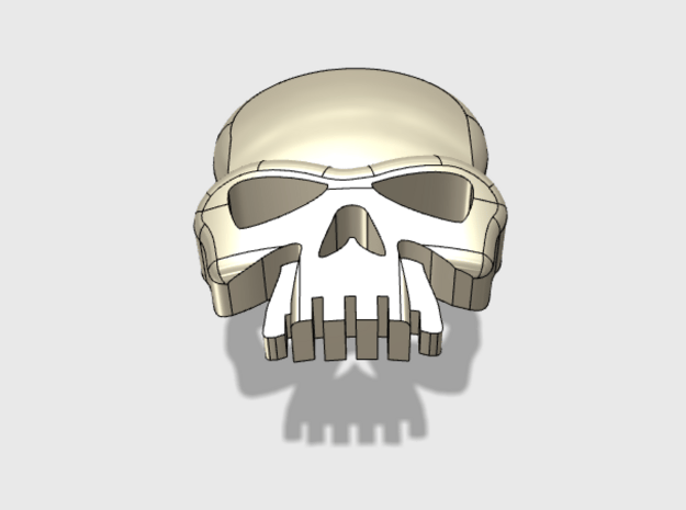 60x Skull : Shoulder Insignia pack