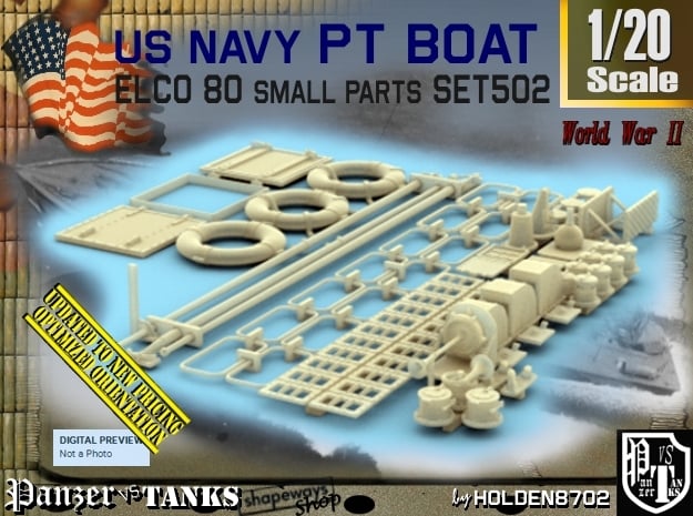 1/20 PT Boat Small Parts Set502