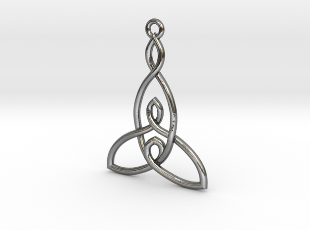 Mother and Two Children Knot Pendant