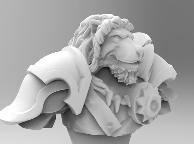 Lion Gladiator Bust