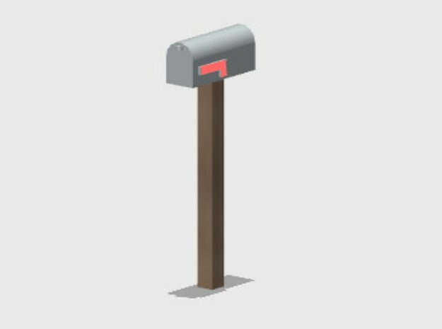 Residential Mailbox - Square Post (HO)