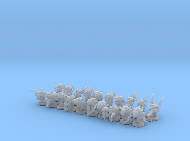 Alien Bug Claw Swarm 20 Models (for 8mm scale)