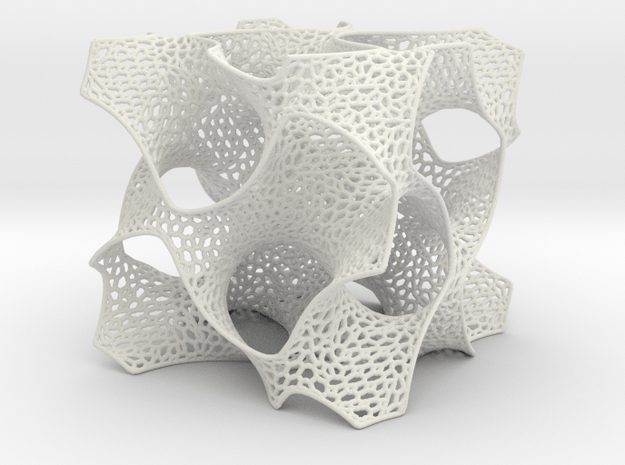 Schoen's Gyroid with Organic Mesh