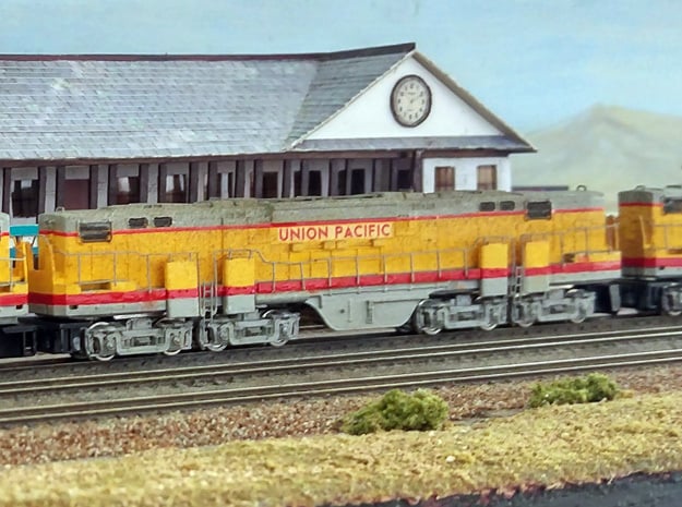 N Scale Alco C-855B Locomotive Shell Deluxe