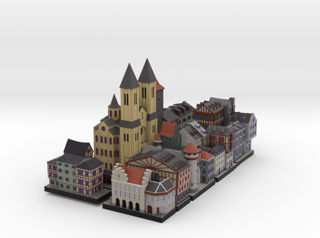 Medieval Village set ( 8x4 )