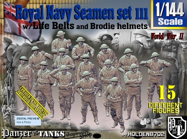 1/144 Royal Navy Seamen Set111