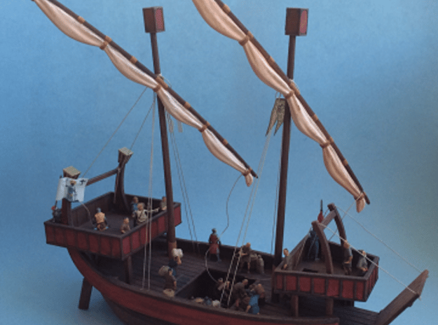 Medieval Ship No Cargo Pegs