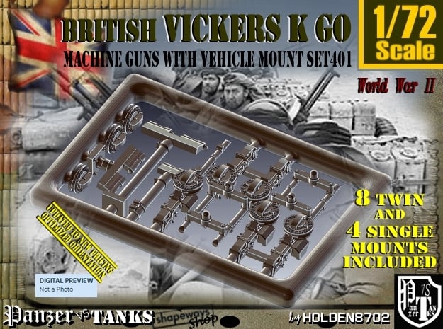 1/72 Vickers K GO Set401