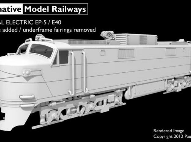 NEP504 N scale EP-5 loco - modified + guides