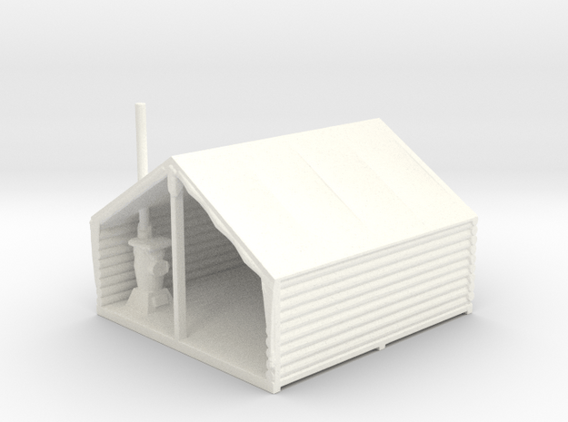 HO Scale Minner's Tent Cabin