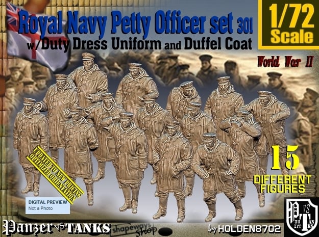 1/72 Royal Navy DC Petty Officers Set301
