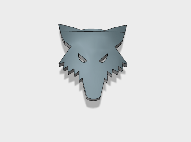 60x Wolf Head - Shoulder Insignia pack