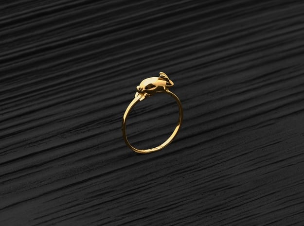 Stacking Ring (Playful) (Gold)