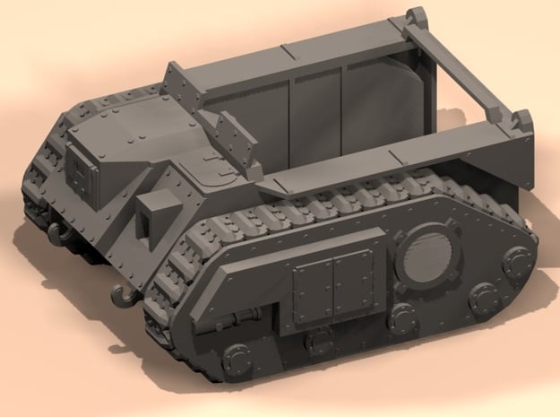 28mm armored towing vehicle