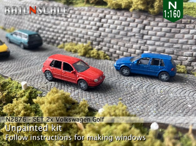SET 2x Volkswagen Golf 5-Türer (N 1:160)