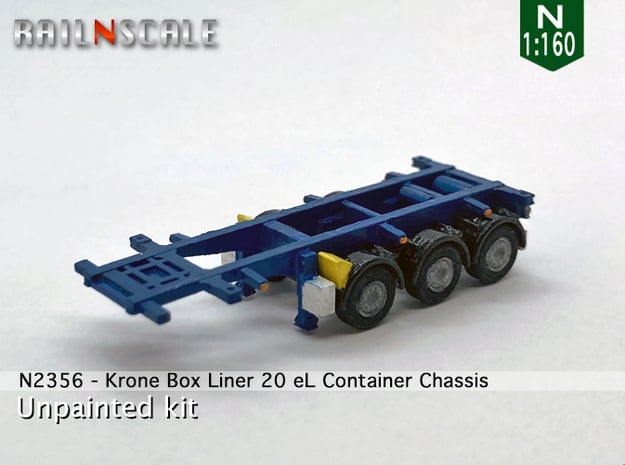  Krone Box Liner eL 20 Container chassis (N 1:160)