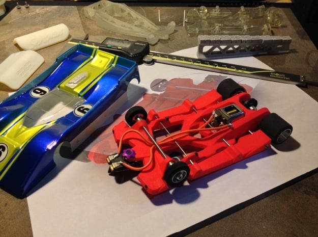 888sr - 1/24 racer chassis 4.0" wb